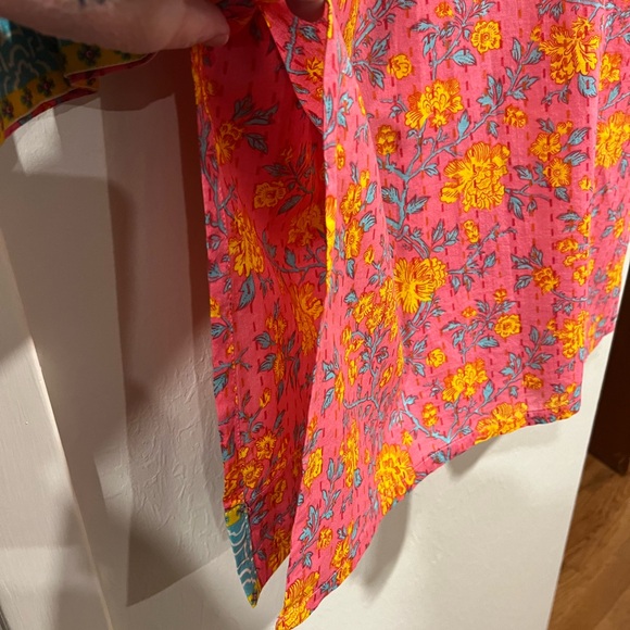 Beechtree Pakistani midi dress tunic size 12. Great condition. Pink/yellow/teal - Picture 4 of 6